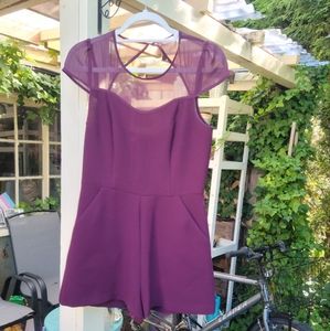 BCBGeneration Purple Romper, size 8
